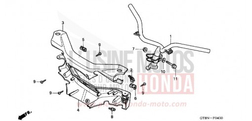 TUYAU DE GUIDON/REVETEMENT DE GUIDON PK50MN de 1992